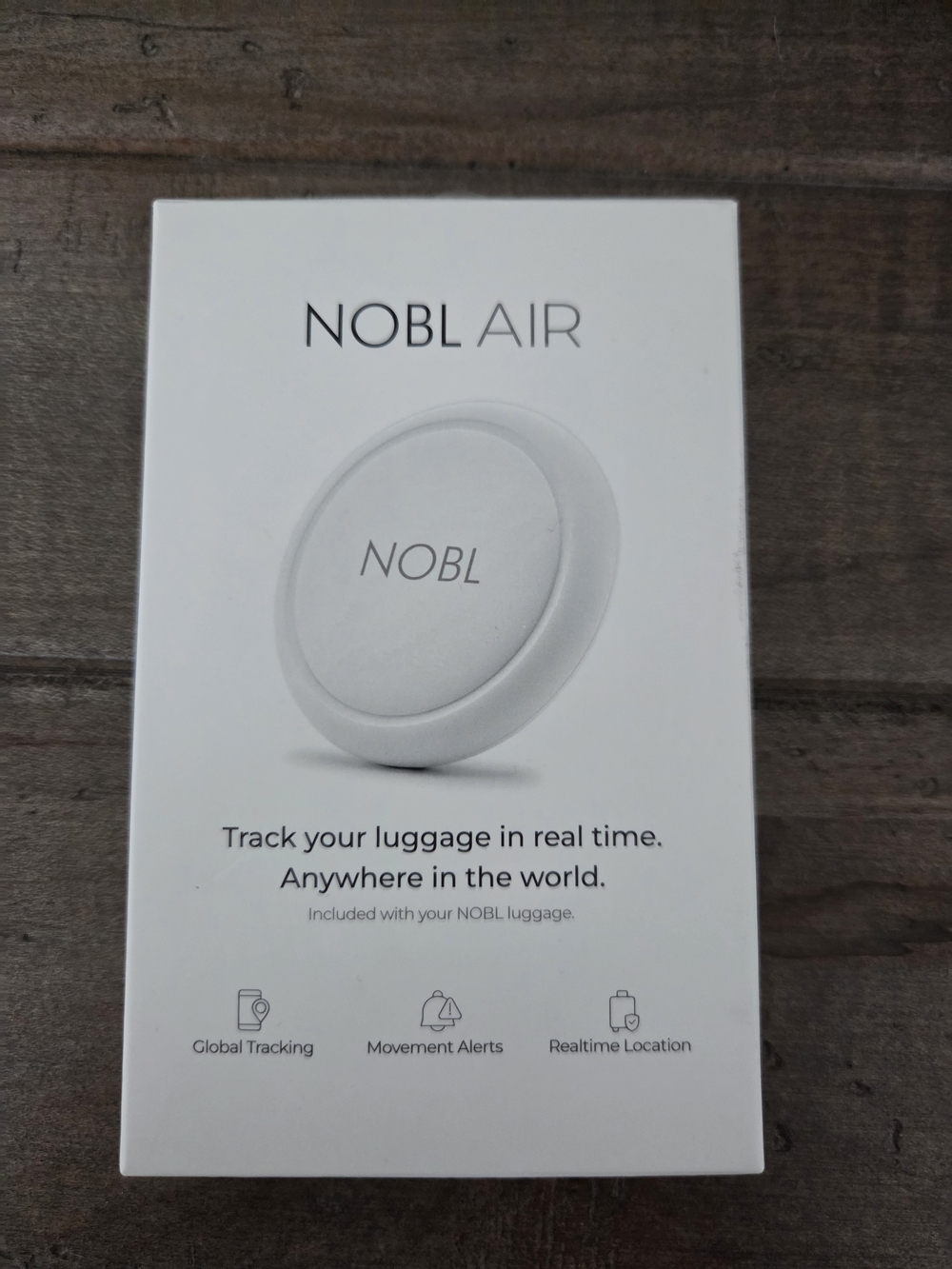 Air White GPS Luggage Tracker - Real-Time Location